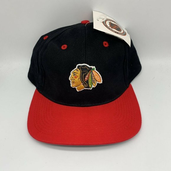 Chicago Blackhawks NHL Drew Pearson Hat Strapback Cap - Picture 1 of 7